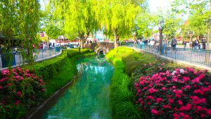 ディズニーランドパリ綺麗すぎるパーク内とお花