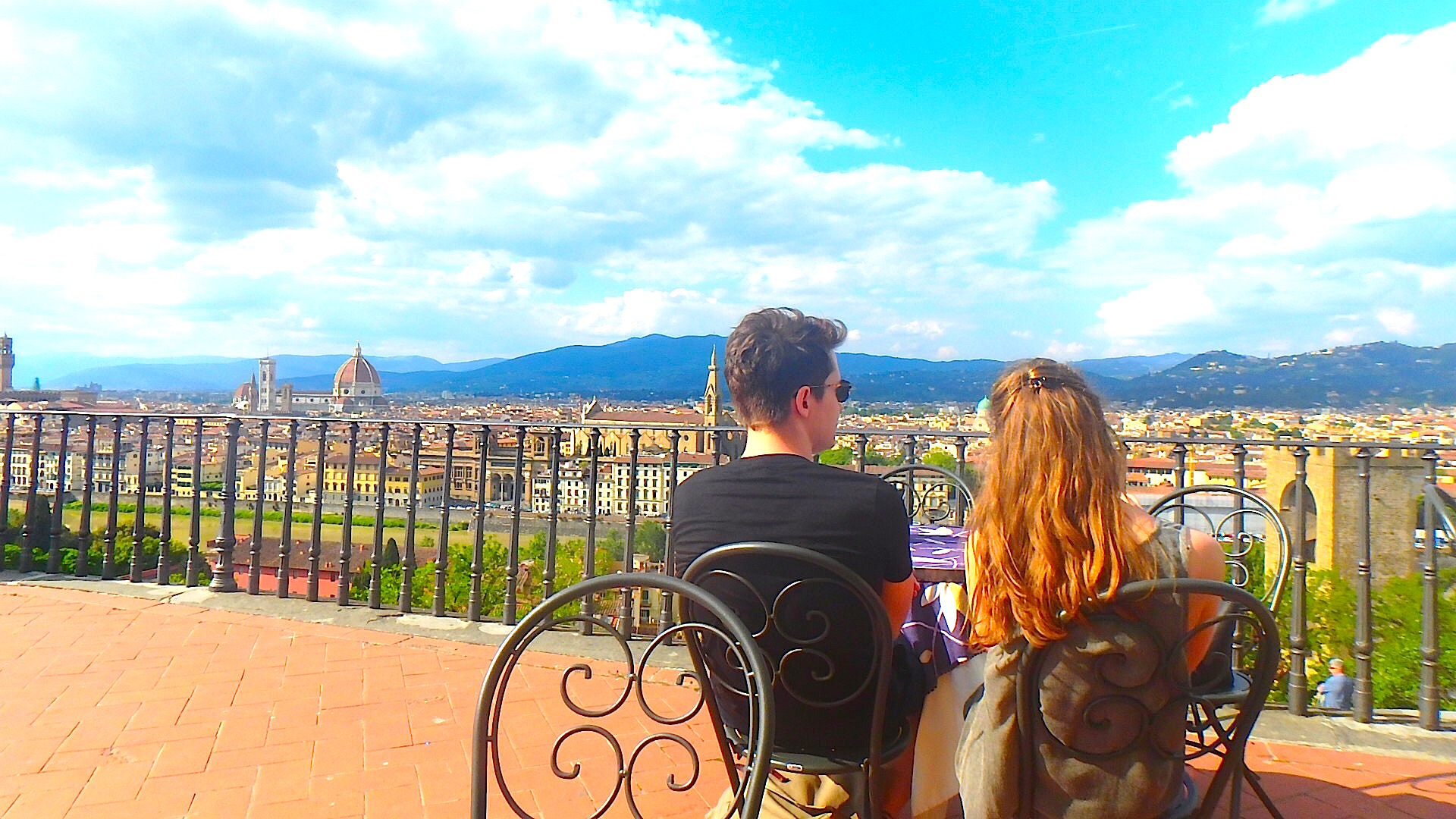 テラス席からフィレンツェを一望できる絶景cafe Bar ミケランジェロ広場 絶景in 国内 海外旅行記