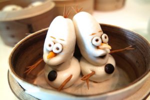 香港ディズニー オラフの点心飲茶