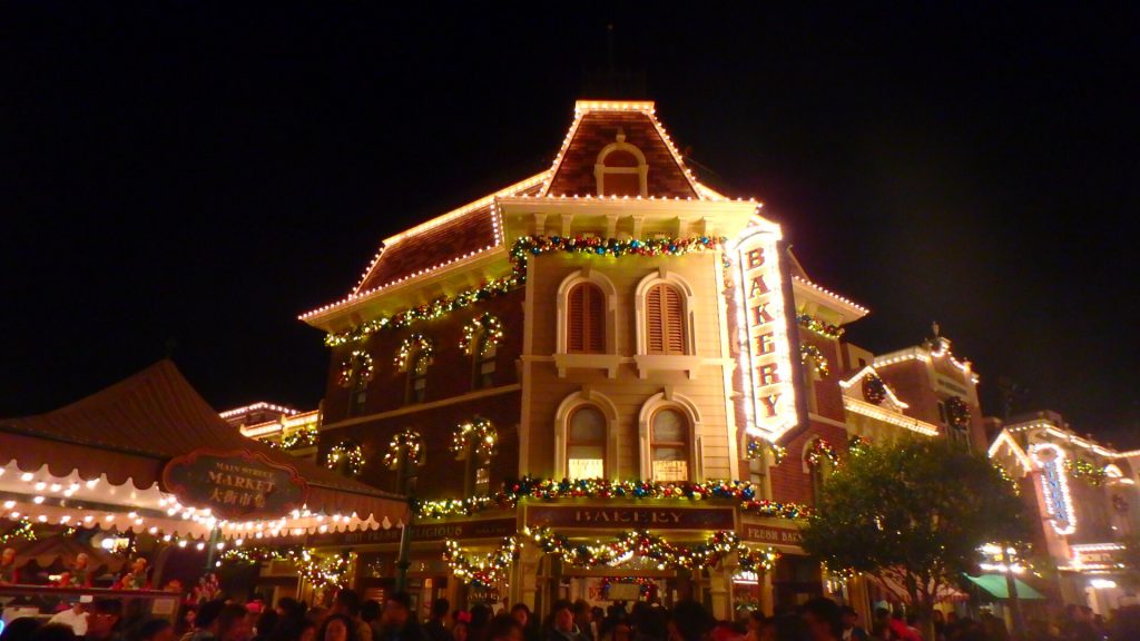クリスマスの香港ディズニー イルミネーション