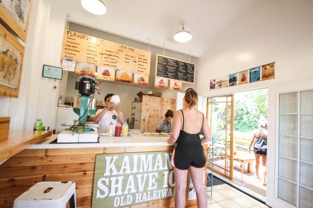ハワイ　ノースショア　KAIMANA SHAVE ICE