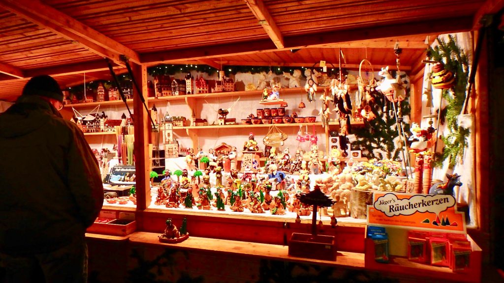 フランクフルト　クリスマスマーケット　屋台