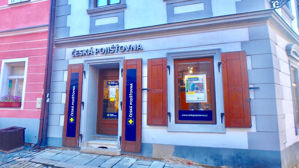 チェスキークルムロフ　銀行