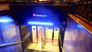 サグラダファミリア　最寄駅　メトロ　Verdaguer