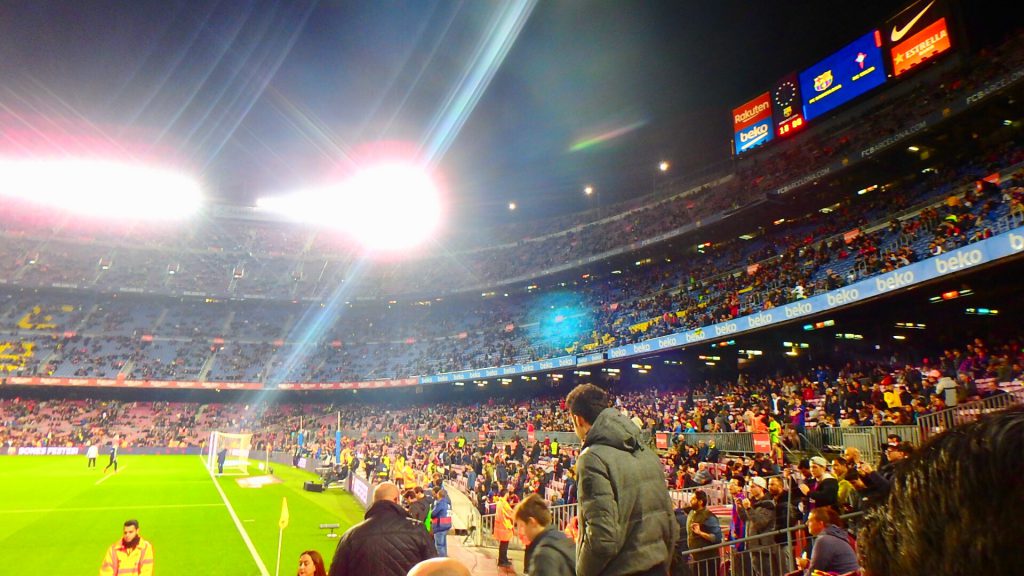 カンプノウスタジアムでfcバルセロナの試合観戦 スペイン旅ブログ 絶景in 国内 海外旅行記