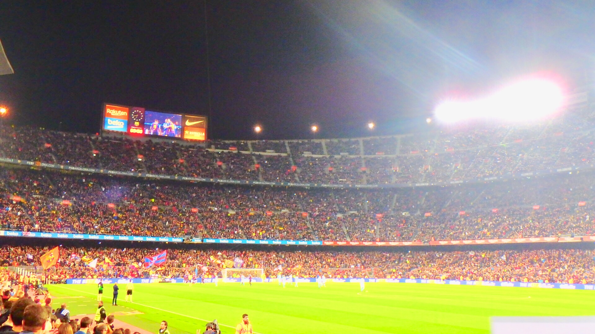 カンプノウスタジアムでfcバルセロナの試合観戦 スペイン旅ブログ 絶景in 国内 海外旅行記