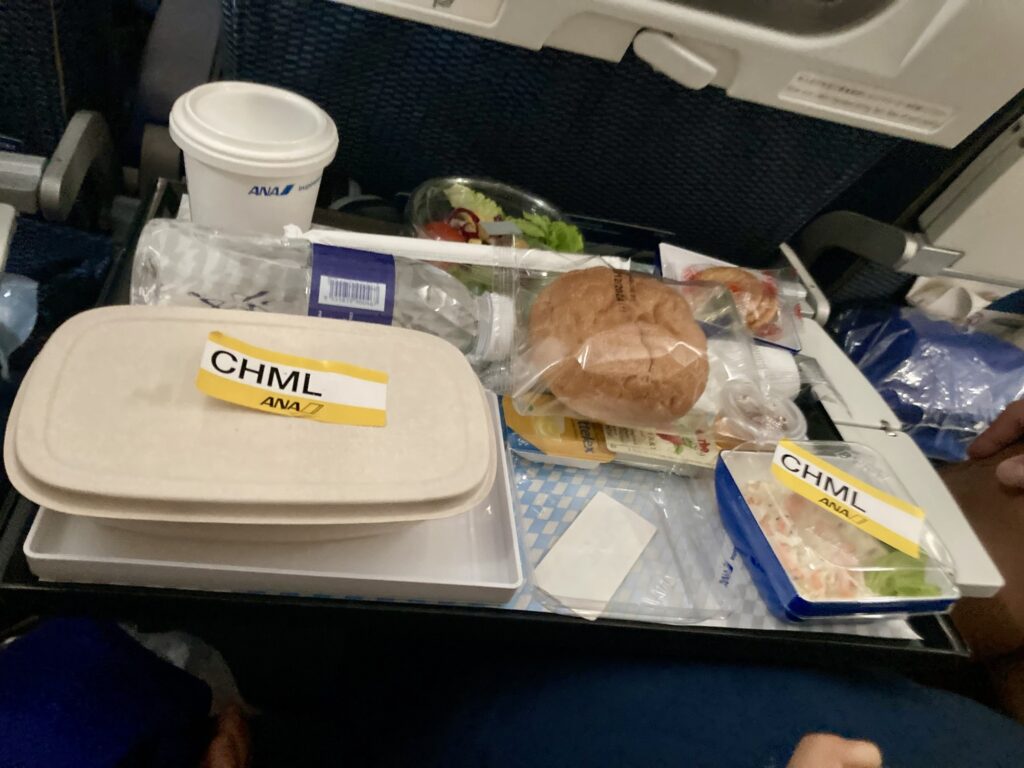 ana 国際線 機内食 子供