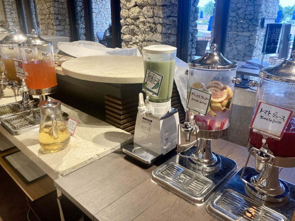 宮古島東急ホテル&リゾーツ 朝食 飲み物