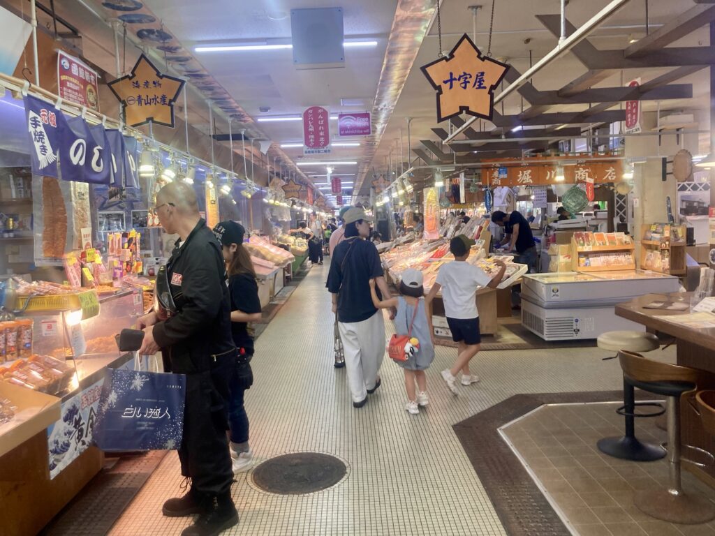 函館 朝市 ブログ