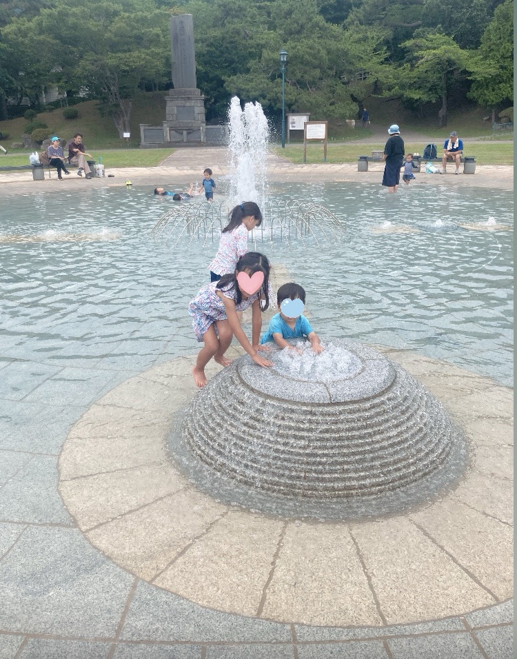 函館公園 水遊び