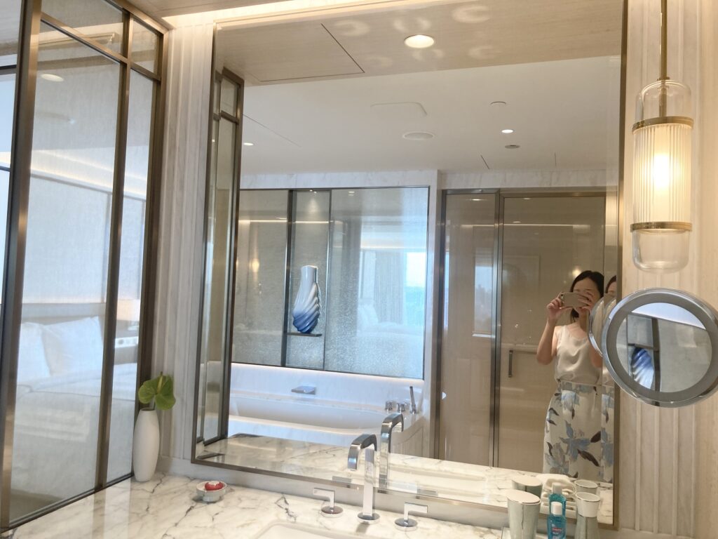 マリーナベイサンズ 洗面台