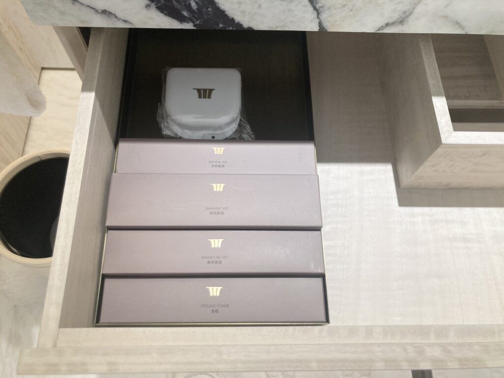 マリーナベイサンズ スイートルーム アメニティ