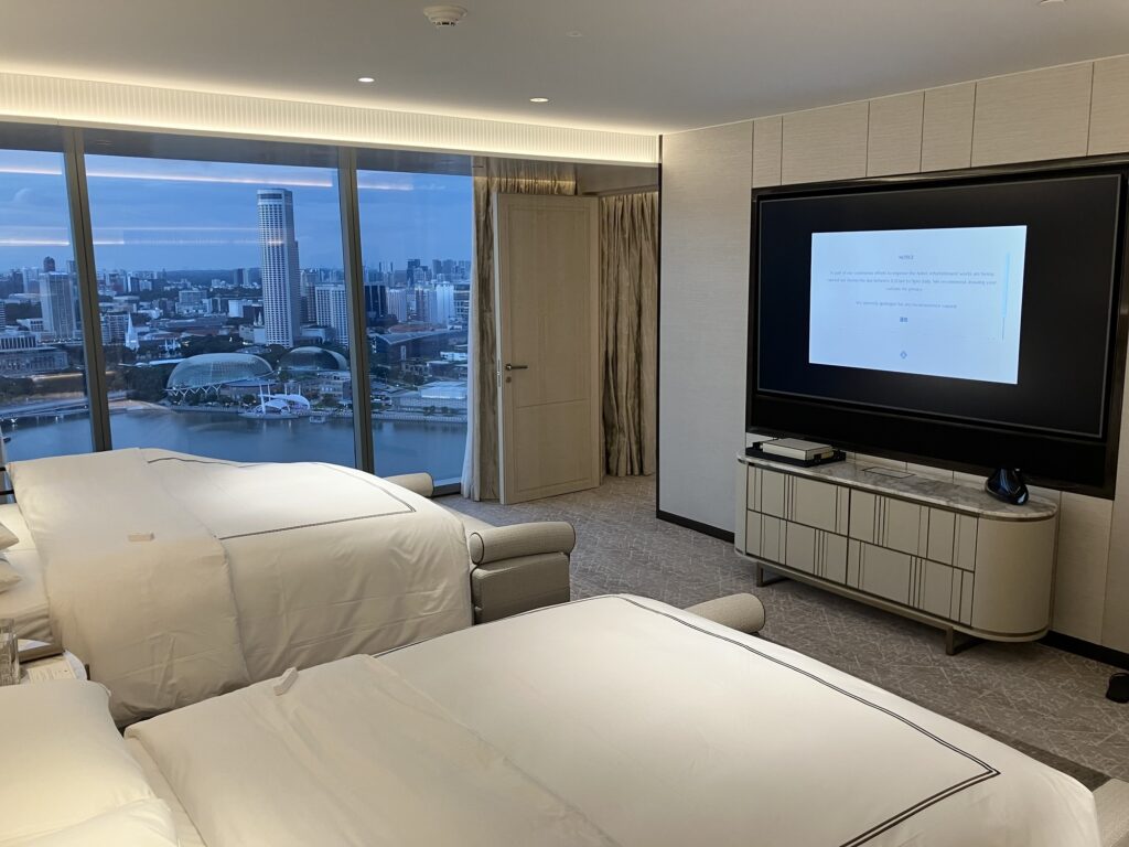 マリーナベイ サンズ スイート 宿泊記