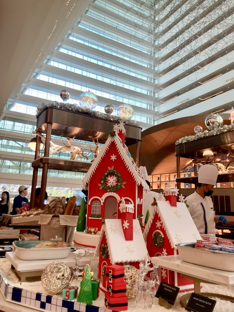 マリーナベイサンズ　クリスマス　レストラン