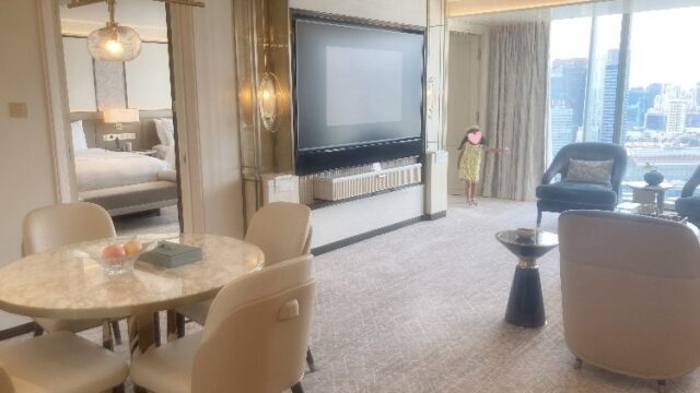 マリーナベイサンズ スイートルーム　シティビュー