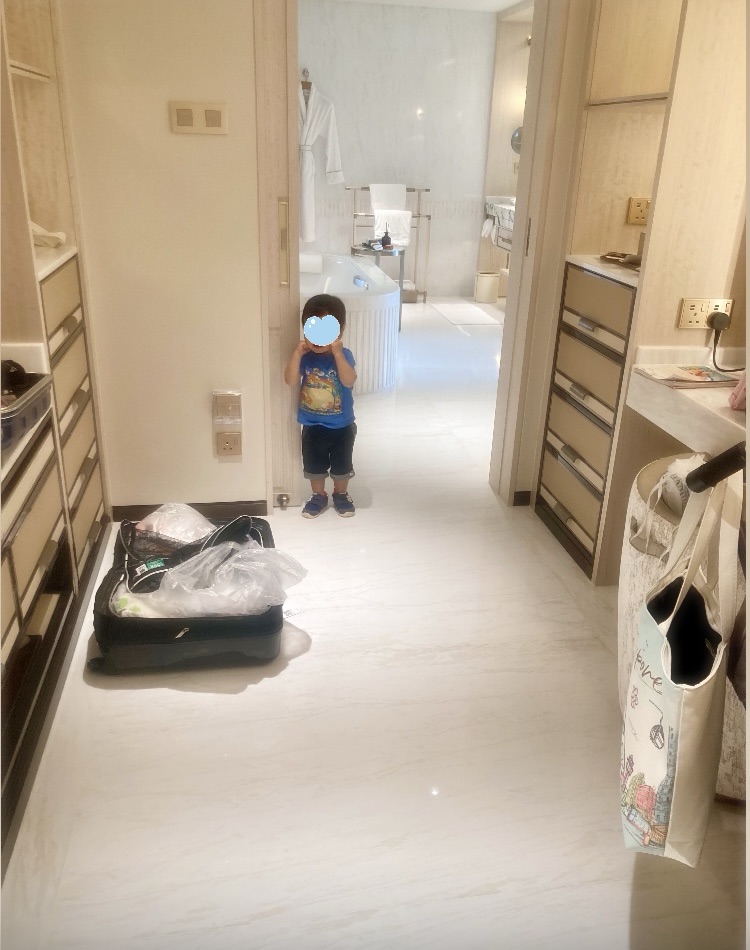 マリーナベイサンズ クローゼット