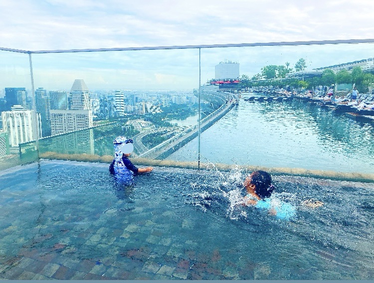 マリーナベイサンズ 子供 プール